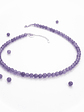 Collar de piedras amatista - Miniatura 1