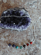 Cadena plata con piedras de los 7 chackras - Miniatura 3