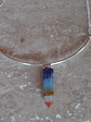 Collar de plata con punta de piedras de los 7 chakras - Miniatura 2