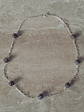 Cadena de plata y piedras amatista - Miniatura 2