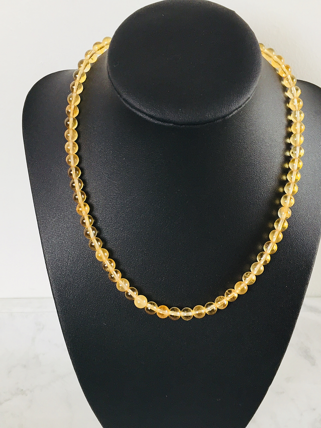 Collar de piedras citrino 2