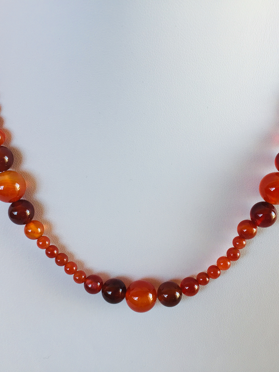 Collar de piedras ágata cornalina 3