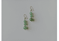 Conjunto de collar y aros de jade verde