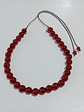 Collar de hilo regulable de piedras cornalina - Miniatura 2