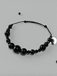 Pulsera de hilo regulable de piedras ónix - Miniatura 2