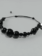 Pulsera de hilo regulable de piedras ónix - Miniatura 1