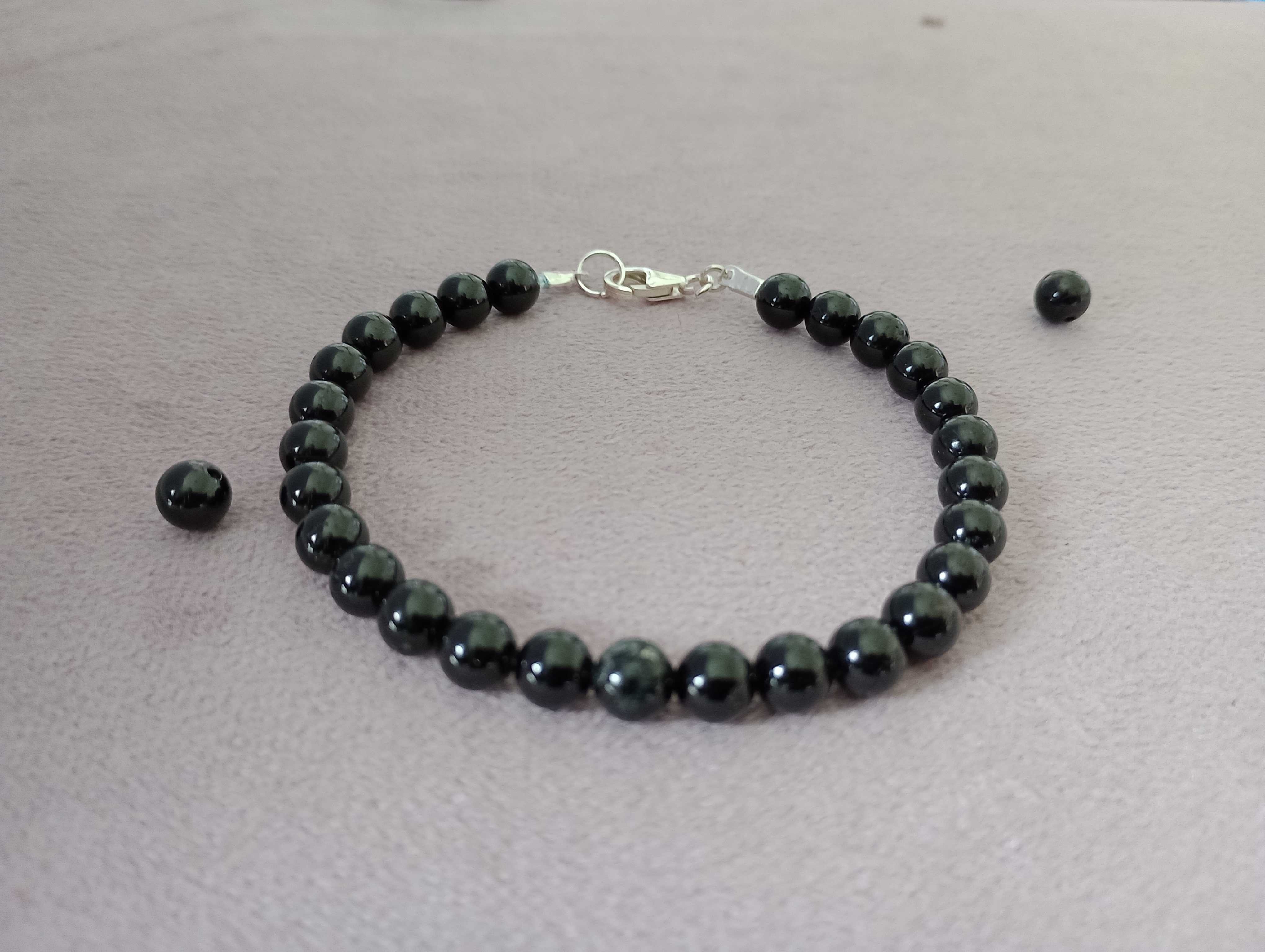 PULSERA FIJI — GOLDFILLED Y PIEDRAS SEMIPRECIOSAS - S / Aguamarina