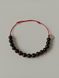 Pulsera hilo rojo regulable de piedras turmalina - Miniatura 4
