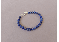 Conjunto de collar y pulsera de piedras lapislázuli