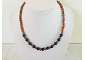 Collar de piedras del sol y lapislazuli