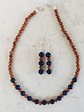 Collar de piedras del sol y lapislazuli - Miniatura 4