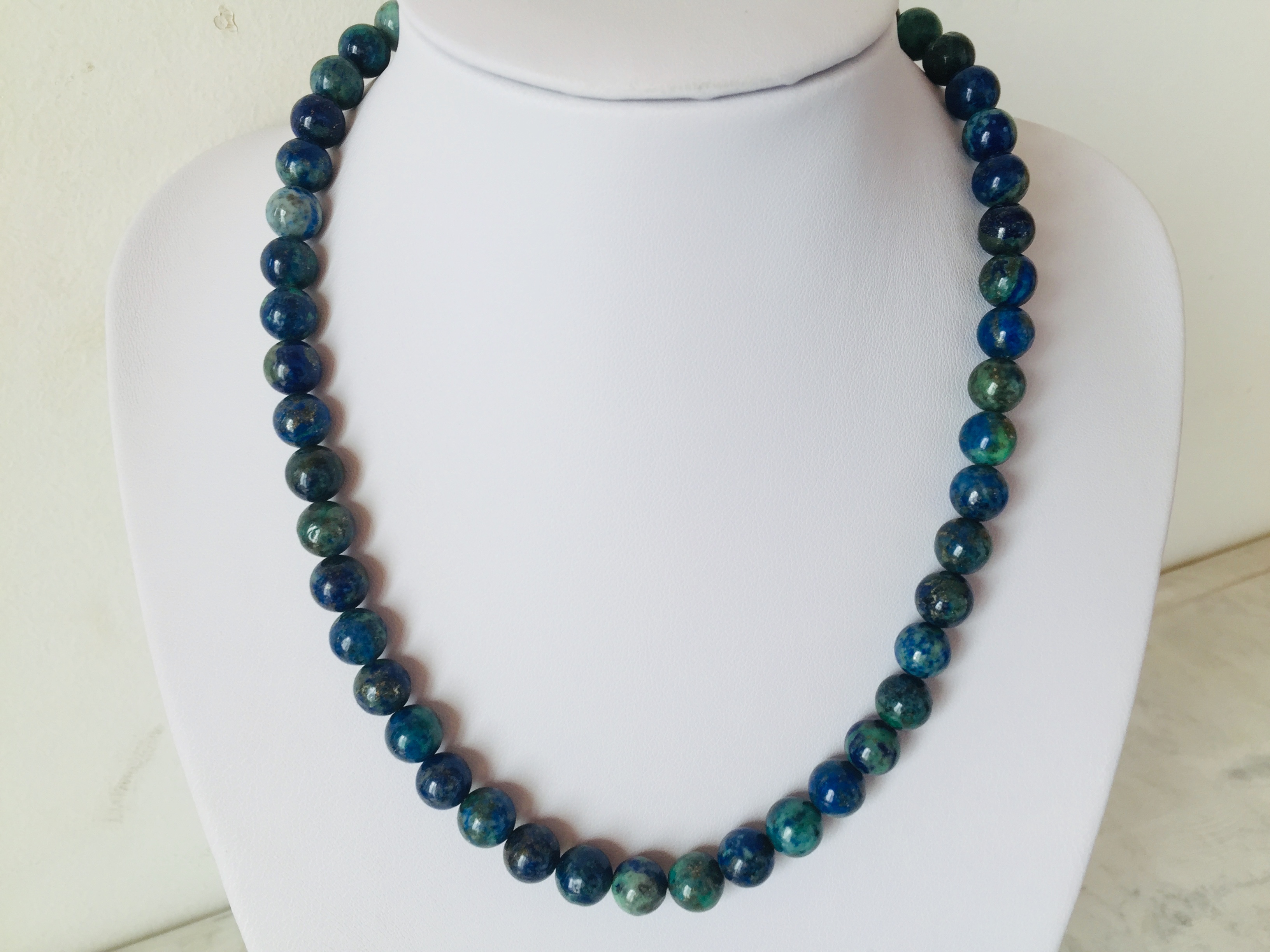 Collar de azurita