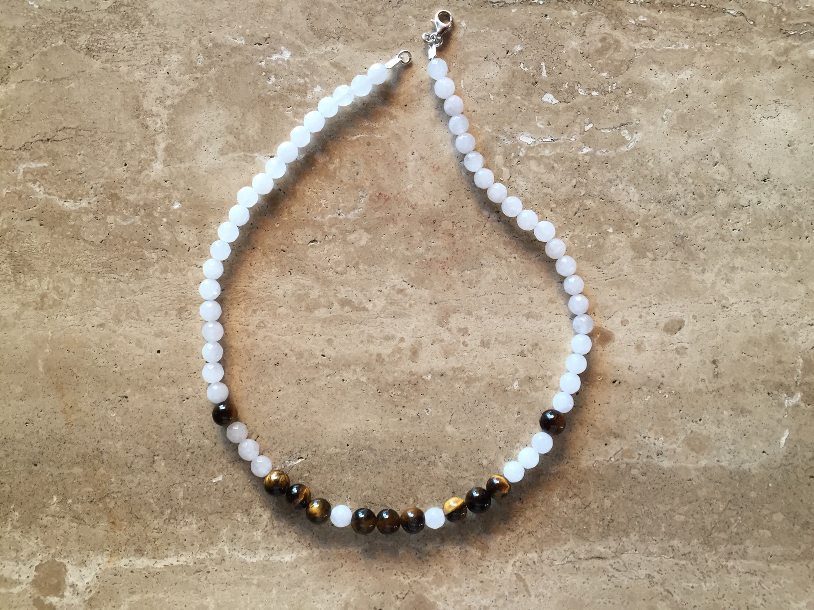 Collar Ojo De Tigre 6mm