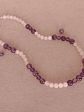 Collar de piedras cuarzo rosa y amatista - Miniatura 5