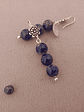 Aros flor de piedras lapislázuli  - Miniatura 1