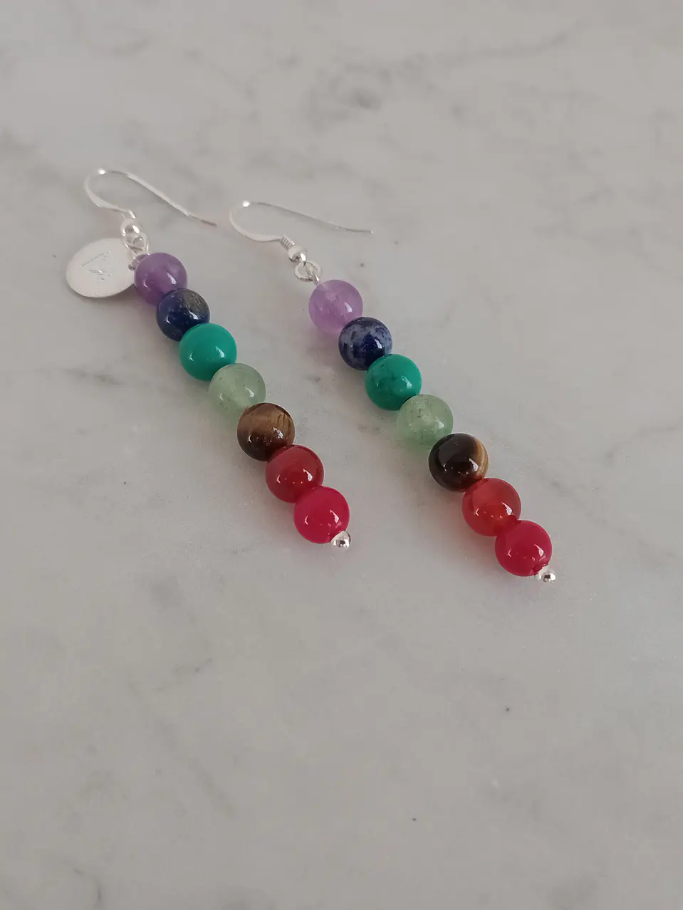 Aros de piedras de los 7 chakras 2