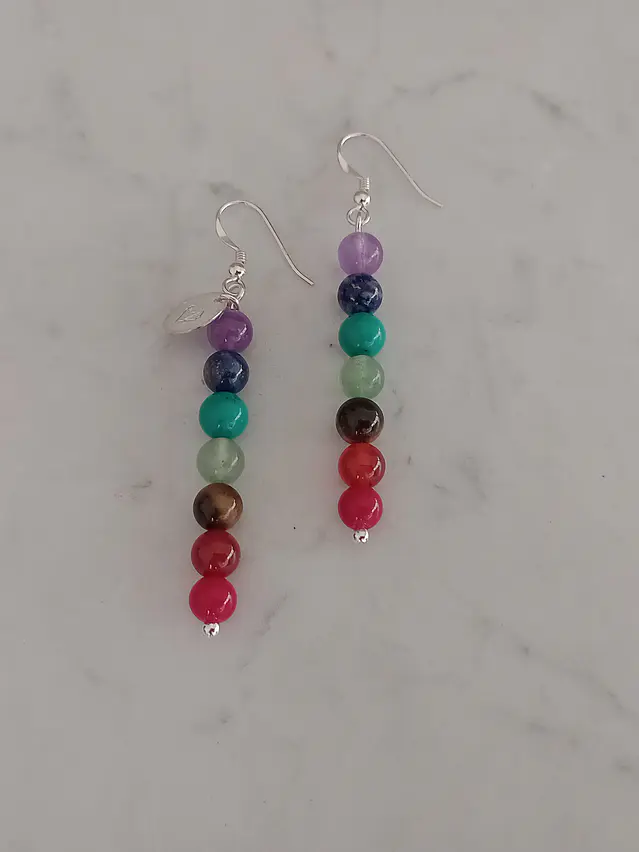 Aros de piedras de los 7 chakras 3