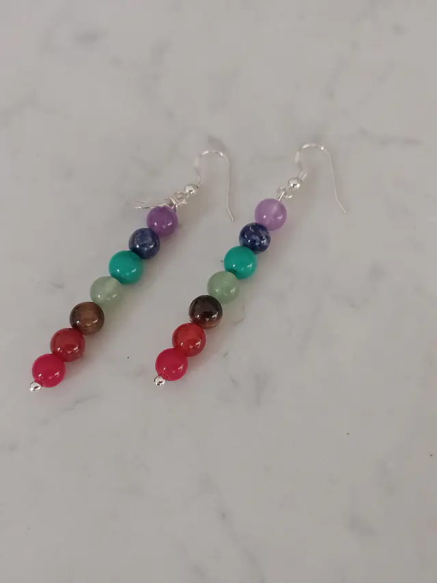 Aros de piedras de los 7 chakras 4
