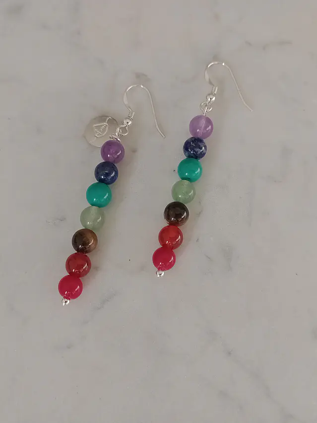 Aros de piedras de los 7 chakras 6