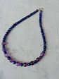 Collar de piedras lapislazuli y amatista - Miniatura 4
