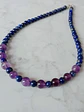 Collar de piedras lapislazuli y amatista - Miniatura 1