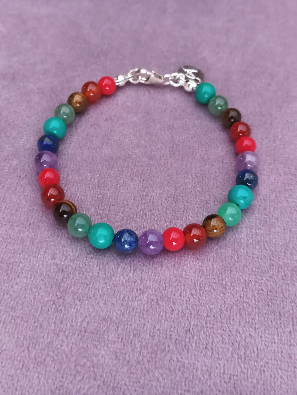Pulsera de piedras de los 7 chakras 2