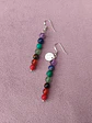 Conjunto de pulsera y aros de piedras de los 7 chakras - Miniatura 5
