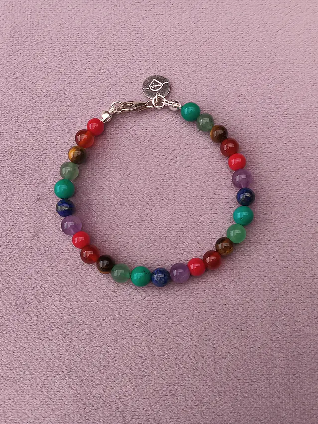 Pulsera de piedras de los 7 chakras 3