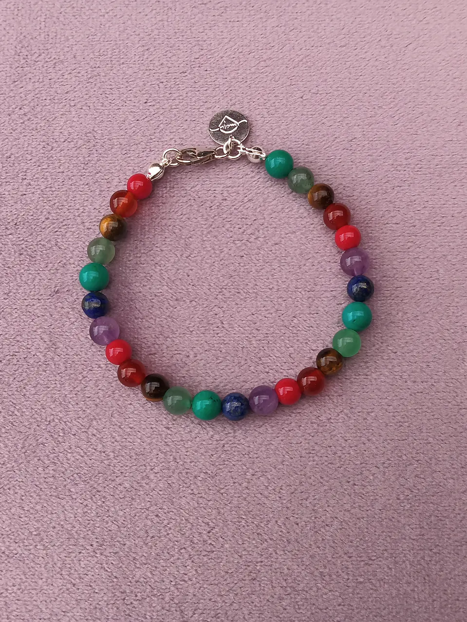 Pulsera de piedras de los 7 chakras 3