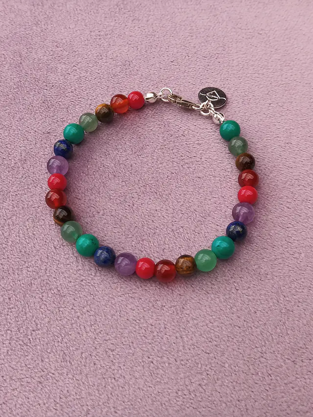 Pulsera de piedras de los 7 chakras 2