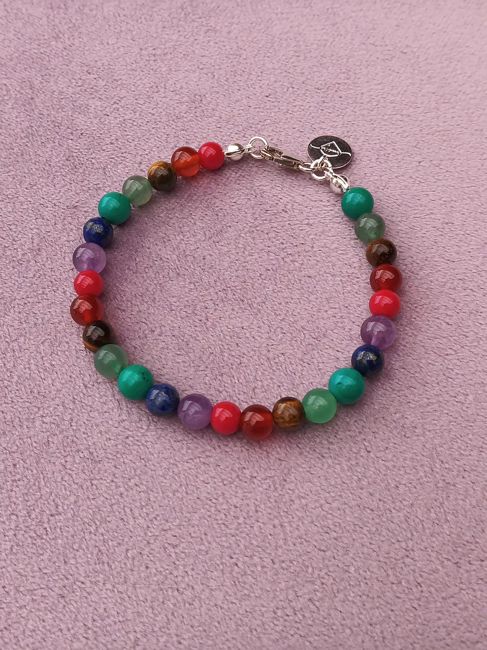 Pulsera de piedras de los 7 chakras 2