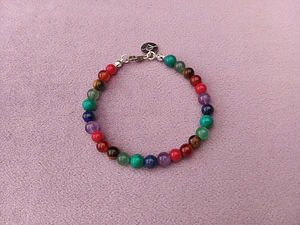 Pulsera de piedras de los 7 chakras