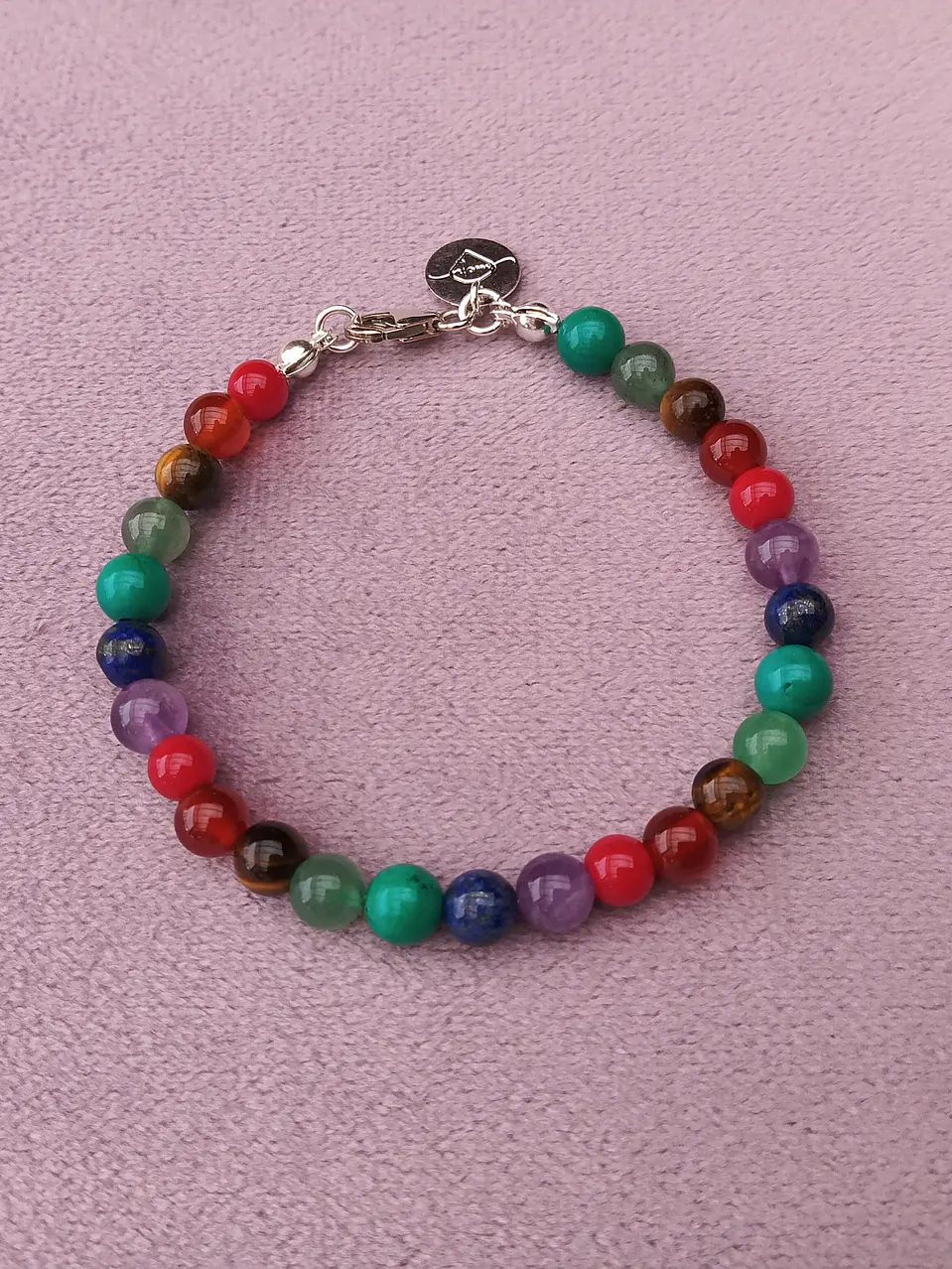 Pulsera de piedras de los 7 chakras 1