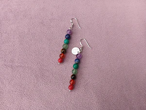 Aros de piedras de los 7 chakras
