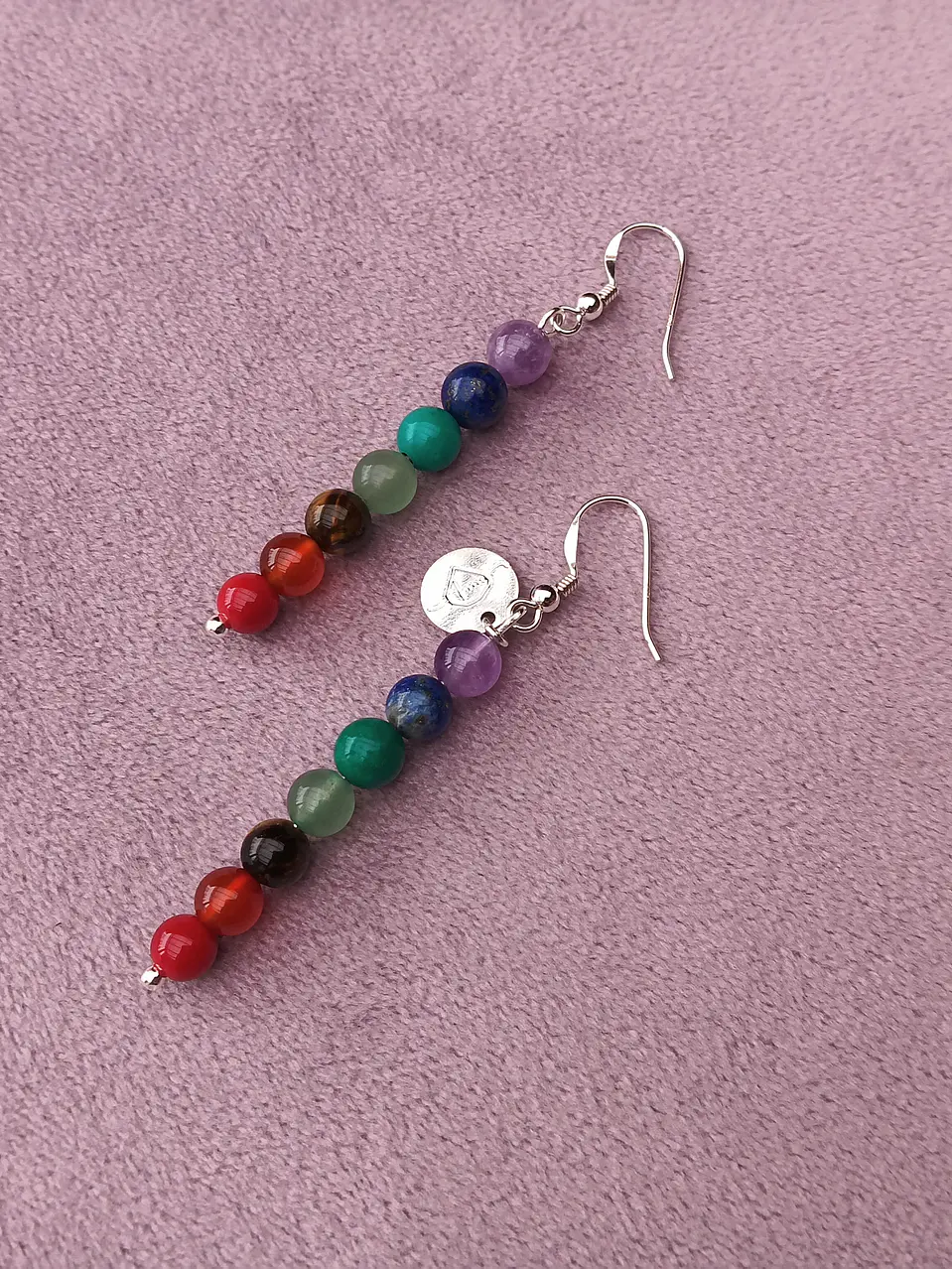Aros de piedras de los 7 chakras 2