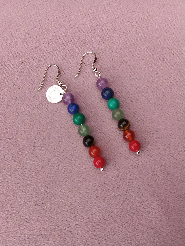 Aros de piedras de los 7 chakras 3