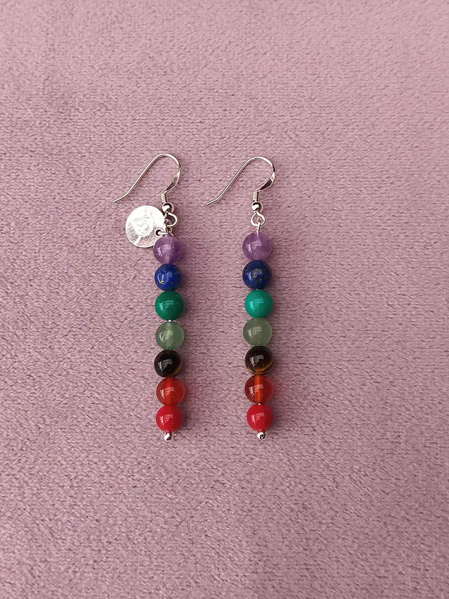 Aros de piedras de los 7 chakras 4