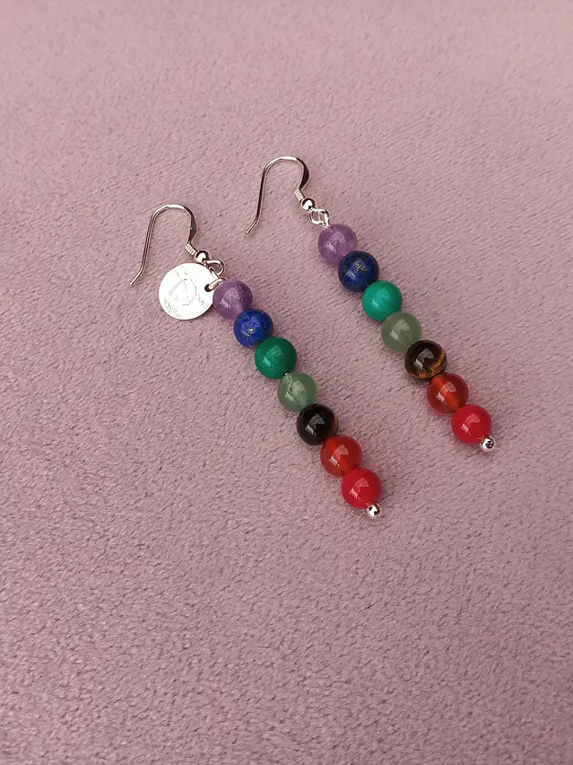 Aros de piedras de los 7 chakras 5