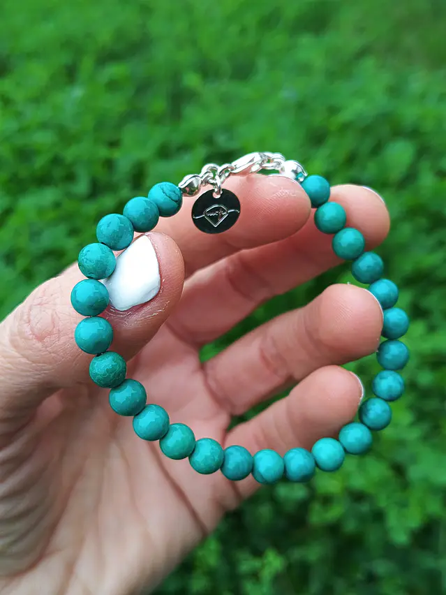 Pulsera de piedras turquesa 2