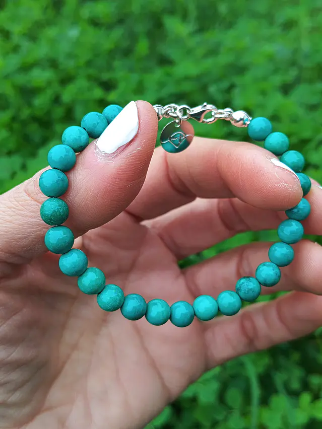 Pulsera de piedras turquesa 4