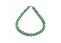 Collar de piedras jade verde