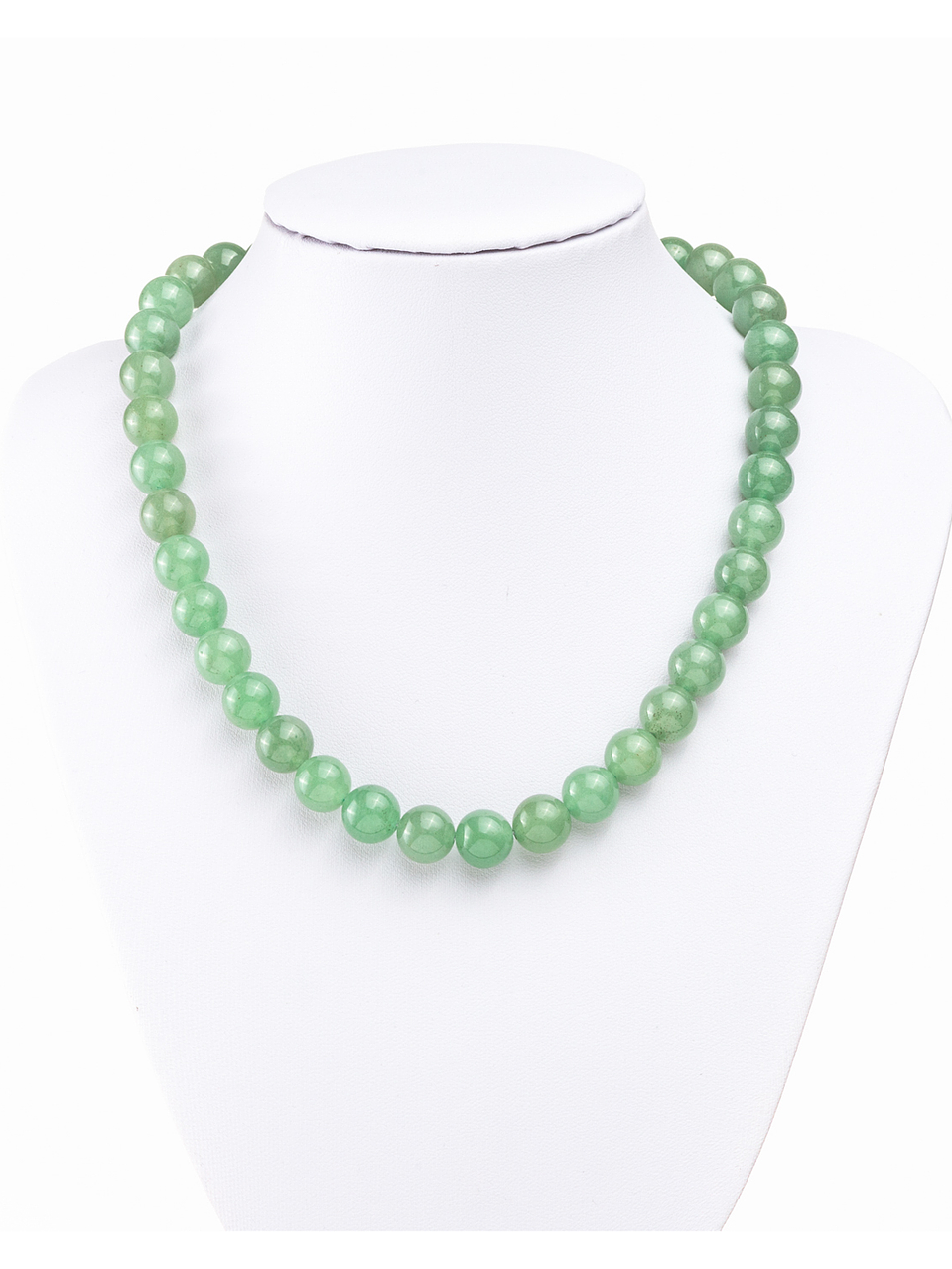 Collar de piedras jade verde 2