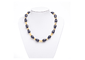 Collar de piedras citrino y lapislazuli