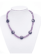 Collar de piedras amatista y lapislazuli - Miniatura 3