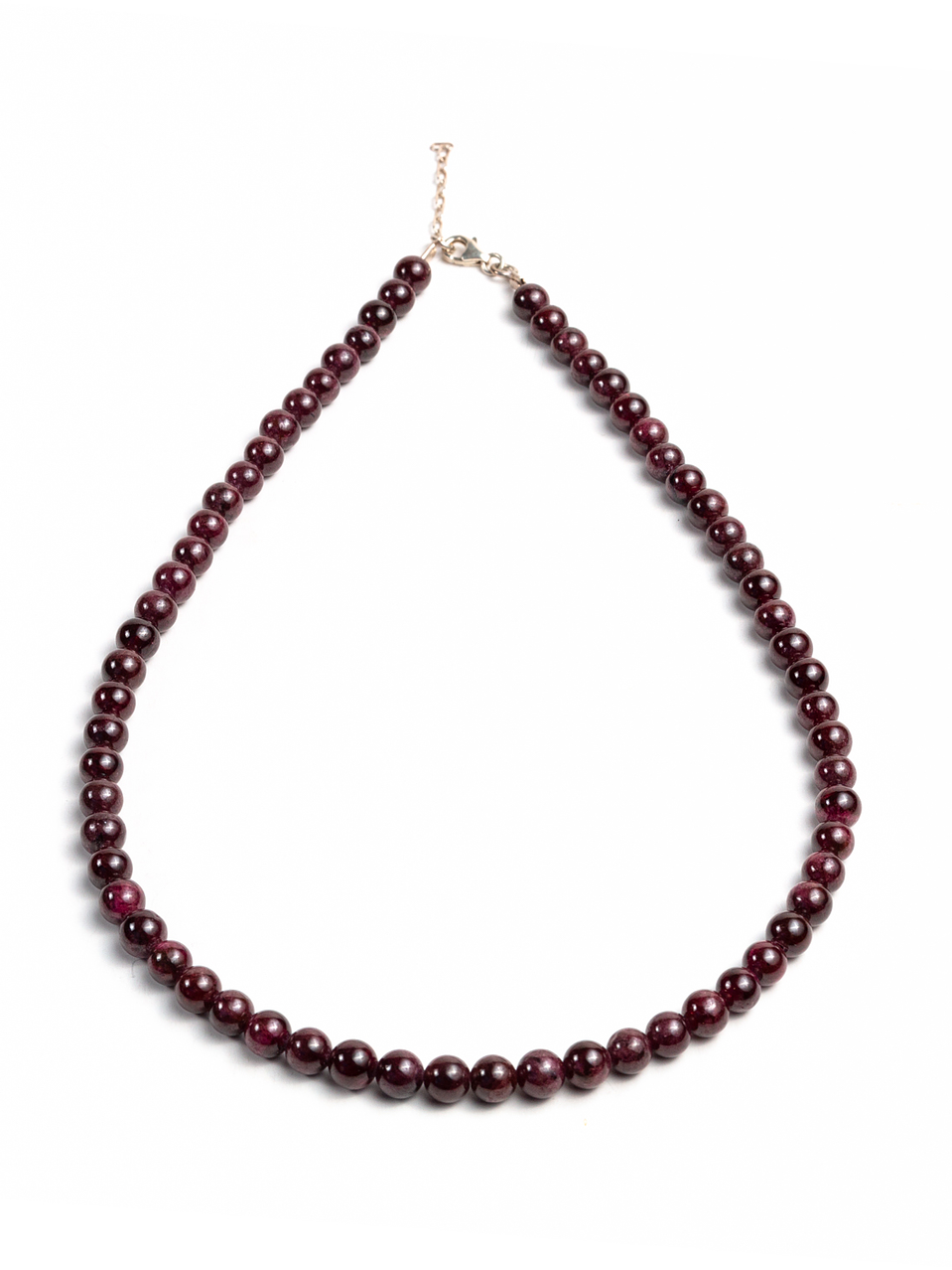 Collar de piedras granate 1