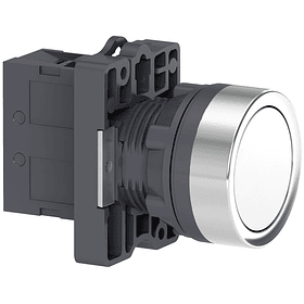 PULSADOR RASANTE PLASTICO BLANCO 1NO EASY9 Schneider