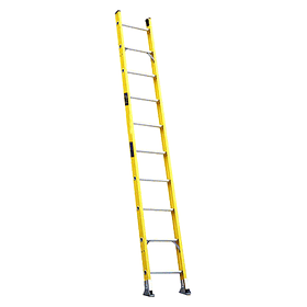 ESCALERA FIBRA DE VIDRIO RECTA 8 PASOS 2.44m ALCANCE MAXIMO 3.91m PESO: 6.13kg SOPORTE 150kg