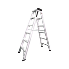ESCALERA ALUMINIO TIJERA DOBLE ACCESO 18 PASOS 5.46m ALCANCE MAXIMO 6.76m PESO : 37.60kg SOPORTE 150kg 1