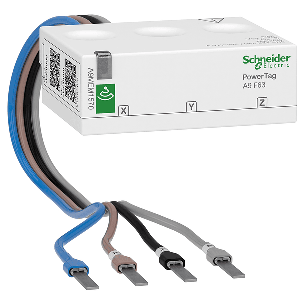 SENSOR DE ENERGÍA POWERTAG FLEX 63A 3P+N Schneider 