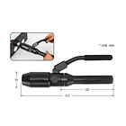 SACABOCADO HIDRAULICO PERFORADOR DE AGUJEROS PORTATIL BLACK (22.5 A 61.5mm) 2